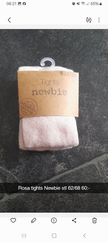 NEWBIE tights  62/68 nya