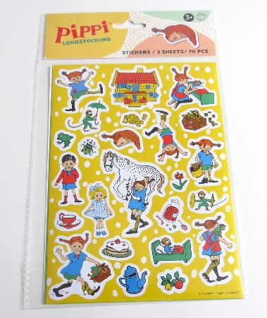 Pippi Stickers 3 ark