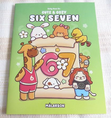 Cute & Cozy Six Seven Målarbok