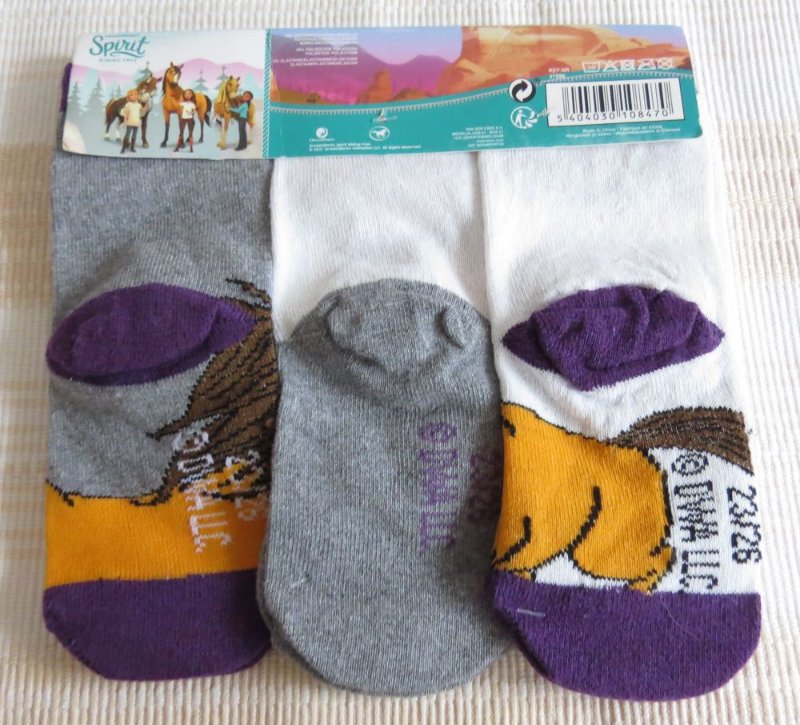 3-pack Spirit strumpor 23/26