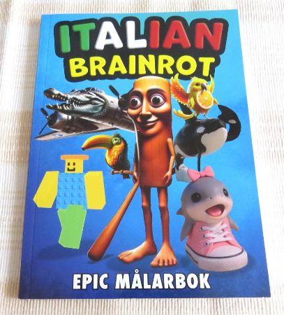 Italian Brainrot Epic - Målarbok