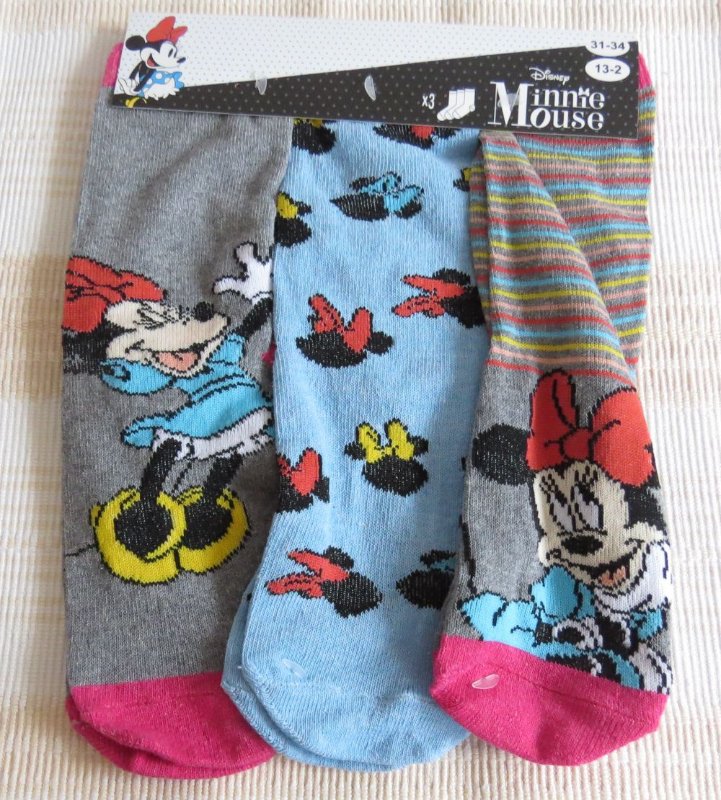 3-pack Mimmi Mouse strumpor 31/34