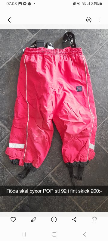 Skalbyxor POP stl 92