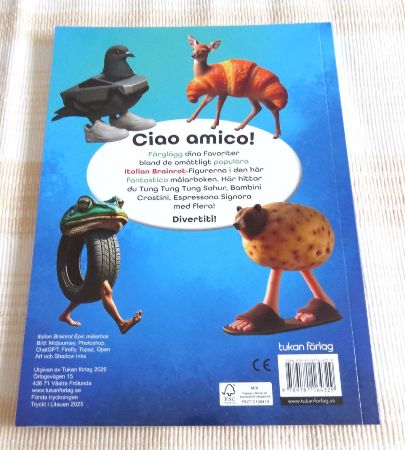 Italian Brainrot Epic - Målarbok