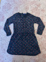 Klänning i supermjukt stretchigt materil, storlek 98/104