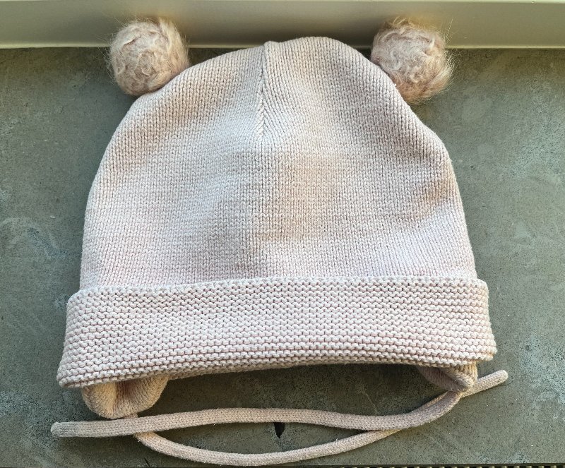 Fleecefordrad mössa med öron