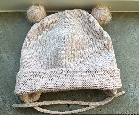 Fleecefordrad mössa med öron