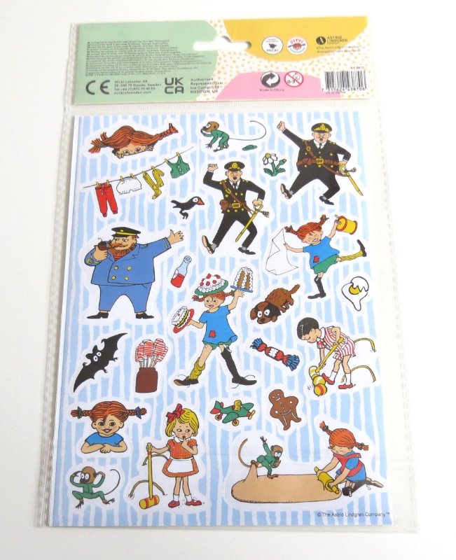 Pippi Stickers 3 ark