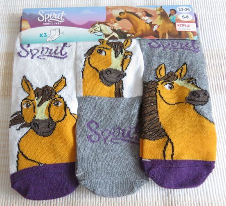 3-pack Spirit strumpor 23/26