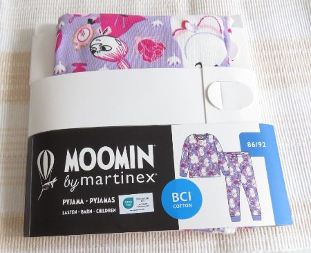 Mumin  pyjamas lila 86/92 Ny