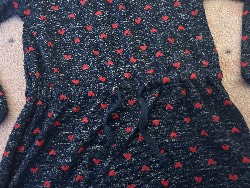 Klänning i supermjukt stretchigt materil, storlek 98/104