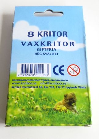 2 askar med kritor Nya