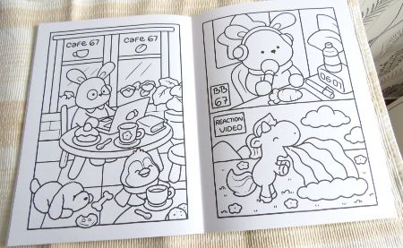 Cute & Cozy Six Seven Målarbok