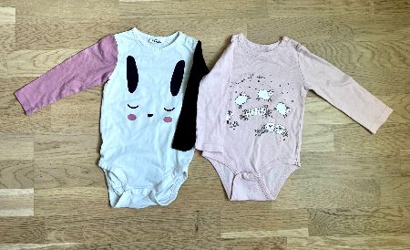 2 - pack bodies i storlek 74