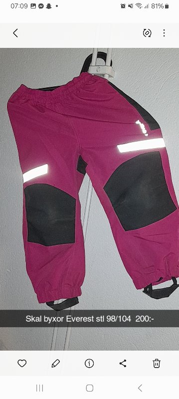 Skalbyxor Everest stl 98/104