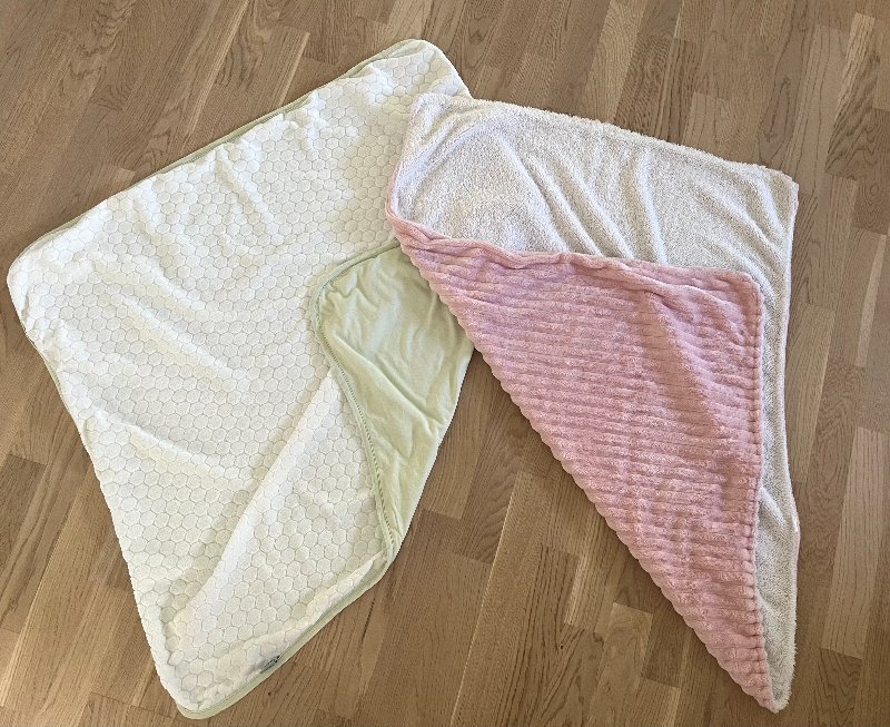 2 st mjuka bebisfiltar